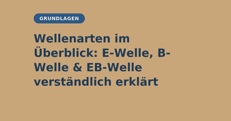 Wellenarten im Überblick: E-Welle, B-Welle &amp; EB-Welle verständlich erklärt - Wellenarten im Überblick: E-Welle, B-Welle &amp; EB-Welle verständlich erklärt | elb-verpackungen