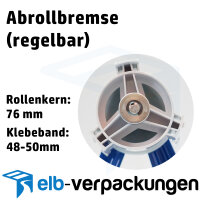 Handabroller - Profi-Ausführung - Version : STD - blau / blue - 50 mm - Klebebandabroller Metallrahmen