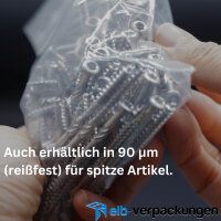 Druckverschlussbeutel ZIP Beutel 350 x 450 mm - 50my - transparent LDPE - (1 VPE = 100 Stück)