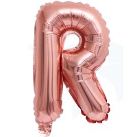 Party Ballon Buchstabe R in Rosé 40cm